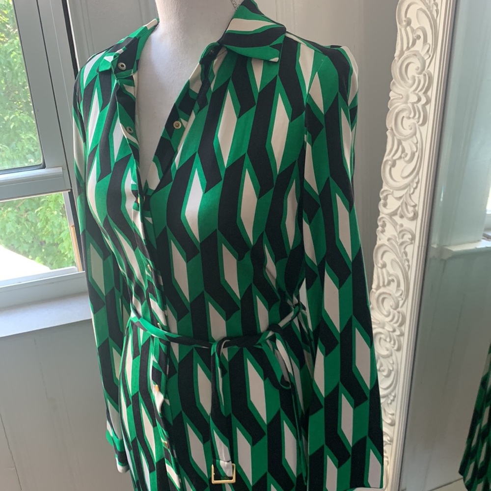 DIANE VON FURSTENBERG Silk Knee-Length Dress - Picture 11 of 15